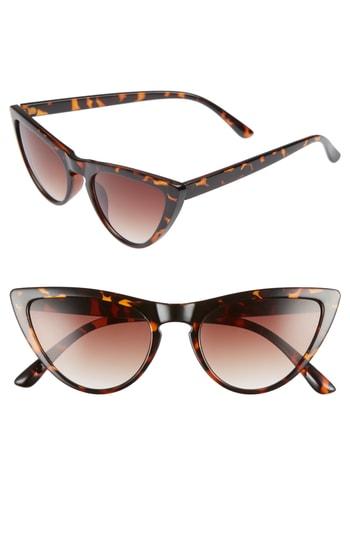 Women's Leith 54mm Cat Eye Sunglasses - Tort