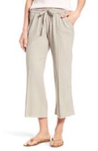 Petite Women's Wit & Wisdom Drawstring Crop Sailor Pants P - Beige