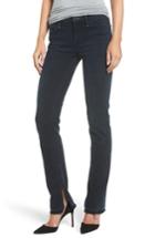 Women's Mother The Rascal Undone Hem Straight Leg Jeans - Black
