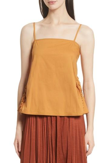 Women's Grey Jason Wu Ruffle Camisole - Brown