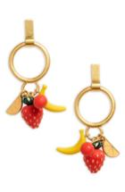 Women's Madewell Multi Fruit Hoop Earrings