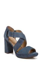 Women's Naturalizer Harper Platform Sandal .5 M - Blue