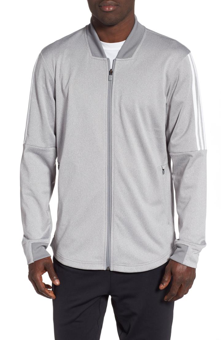 Men's Adidas Id Bomber Jacket, Size - Grey
