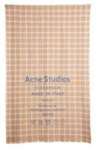 Women's Acne Studios Cassiar Check Scarf, Size - Brown