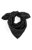 Women's Topshop Stud Print Scarf, Size - Blue