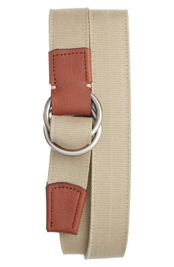 Men's Peter Millar Mountainside Canvas O-ring Belt