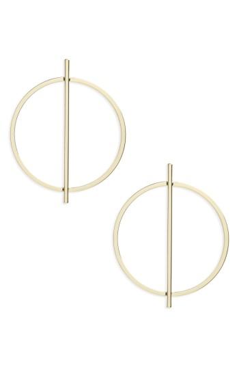 Women's Shashi Linear Hoop Earrings