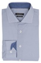 Men's Bugatchi Trim Fit Print Dress Shirt - Brown
