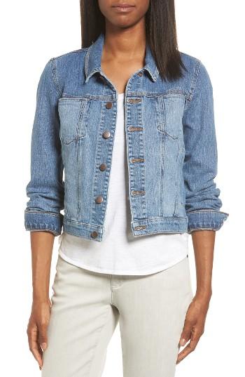 Women's Eileen Fisher Crop Denim Jacket