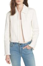 Women's Rebecca Taylor Twill Ruffle Jacket