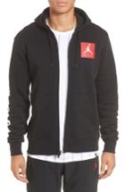 Men's Nike Jordan Flight Fleece Aj3 Zip Hoodie - Black