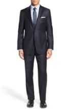 Men's Hickey Freeman Beacon Classic B Fit Solid Wool Suit
