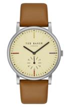 Men's Ted Baker London Nolan Subeye Leather Strap Watch, 42mm