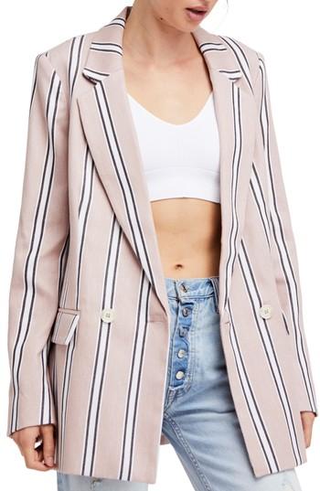 Women's Free People Uptown Girl Blazer - Pink