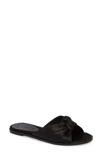 Women's Leith Nevie Knotted Slide Sandal M - Black