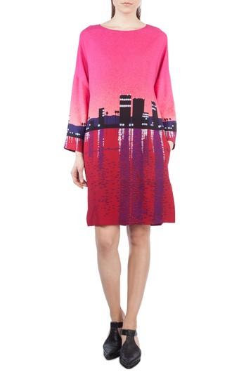 Women's Akris Punto Sunset Print Shift Dress