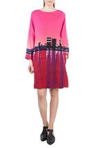 Women's Akris Punto Sunset Print Shift Dress