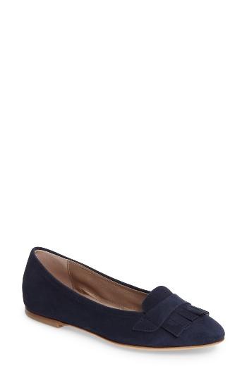 Women's Agl Fringe Moccasin Flat Us / 34eu - Blue