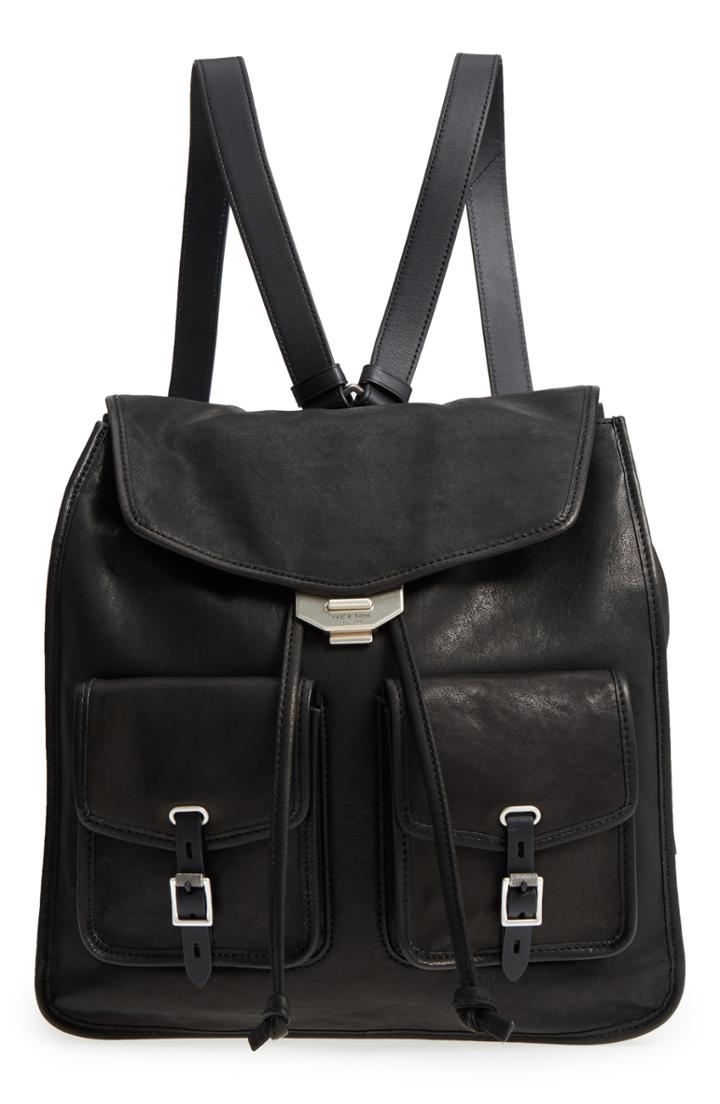 Rag & Bone Field Lambskin Leather Backpack -