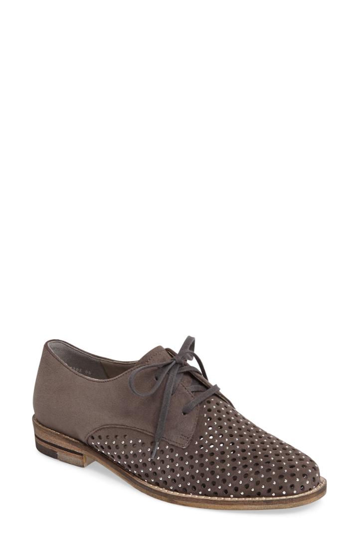 Women's Ara Kyleigh Studded Oxford .5 M - Grey