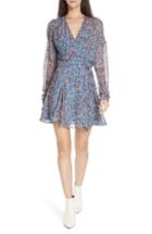 Women's Iro Bustle Floral Print Minidress Us / 34 Fr - Blue