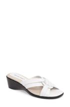 Women's David Tate Verona Sandal Ww - White