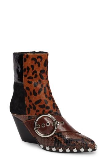 Women's Jeffrey Campbell Asprok Bootie .5 M - Brown