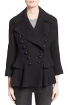 Women's Burberry Alvingham Wool Blend Jacket - Black