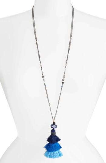 Women's Nakamol Design Layered Tassel Necklace