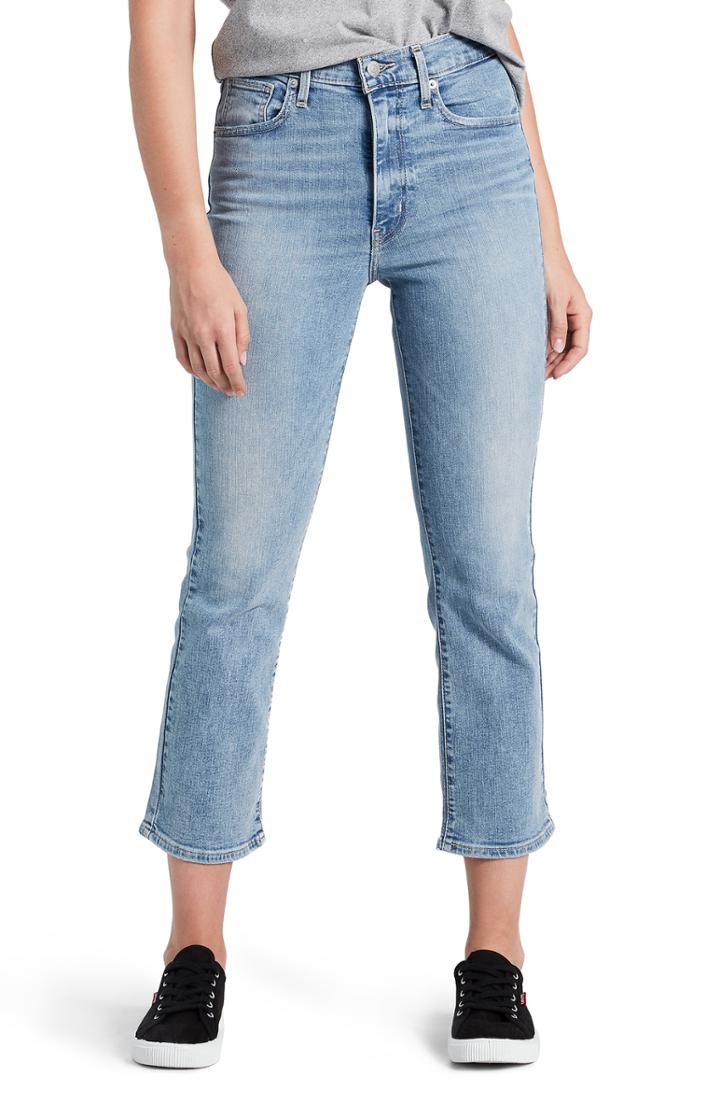 Women's Levi's Mile High Crop Flare Jeans 26 - Blue