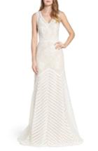 Women's Tadashi Shoji Lace Gown - White