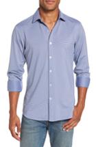 Men's Mizzen+main Beckett Gingham Sport Shirt - Blue