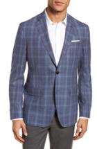 Men's Ted Baker London Konan Trim Fit Plaid Wool Sport Coat