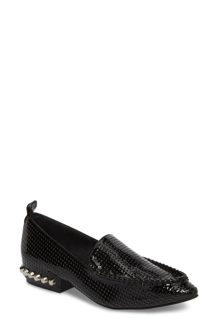 Women's Jeffrey Campbell Barnett Loafer .5 M - Black