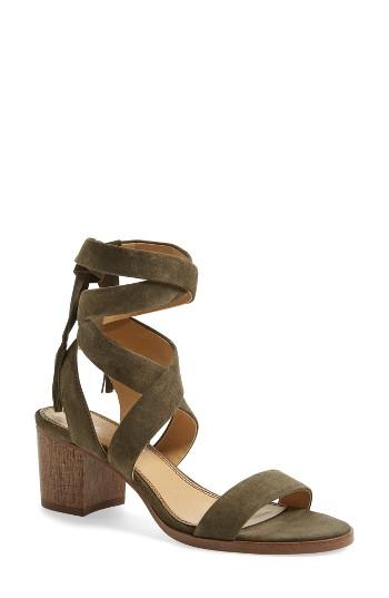 Women's Splendid Janet Block Heel Sandal M - Green