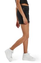 Petite Women's Topshop Denim A-line Miniskirt