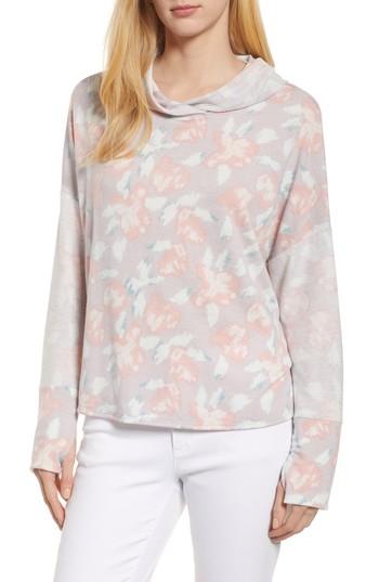 Women's Caslon Off-duty Hoodie Sweatshirt, Size - Grey