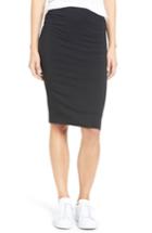 Women's Amour Vert 'yuma' Stretch Knit Skirt - Black