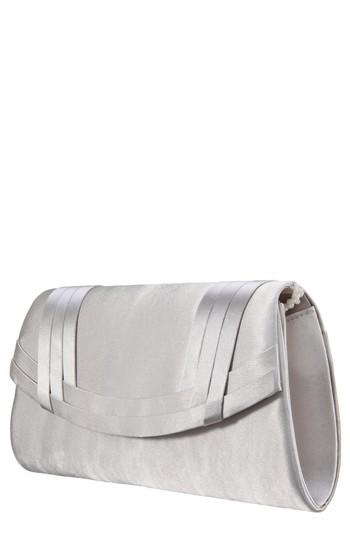 Nina Avis Pleated Classic Clutch - Grey
