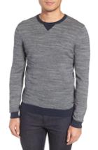 Men's Boss Pintor Slim Fit Fineline Stripe Sweater - Blue