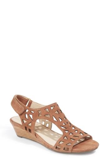 Women's Me Too Sienna Laser Cut Wedge Sandal