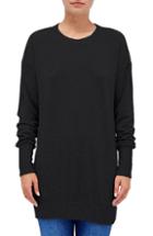 Women's Stateside Fleece Tunic Top - Black