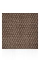 Women's Fendi Fendirama Silk Square Scarf, Size - Pink