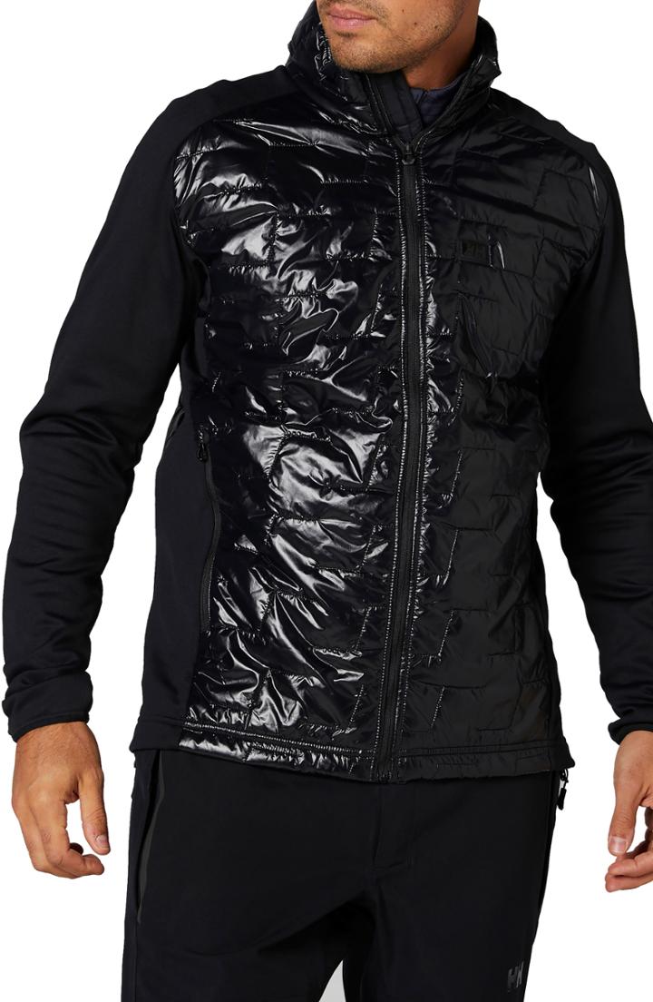 Men's Helly Hansen Liftaloft(tm) Hybrid Water- & Wind-resistant Insulator Jacket - Black