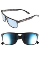Men's Revo 'holsby' 58mm Polarized Sunglasses - Black Woodgrain/ Blue Water