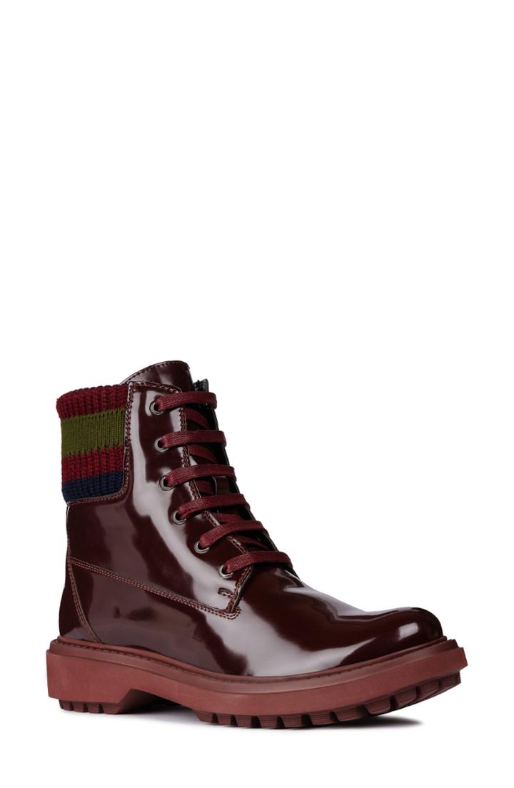 Women's Geox Asheely Bootie .5us / 41eu - Burgundy
