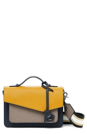 Botkier Cobble Hill Calfskin Leather Crossbody Bag - Yellow