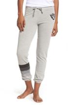 Women's Junk Food Nfl Oakland Raiders Hacci Sweatpants - Grey