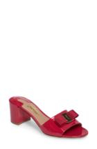 Women's Salvatore Ferragamo Block Heel Bow Sandal .5 B - Pink