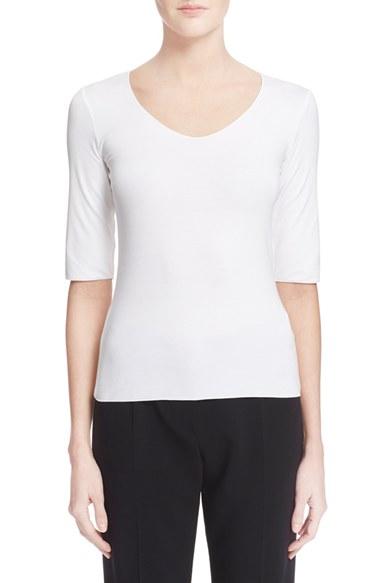Women's Armani Collezioni Stretch Jersey Tee